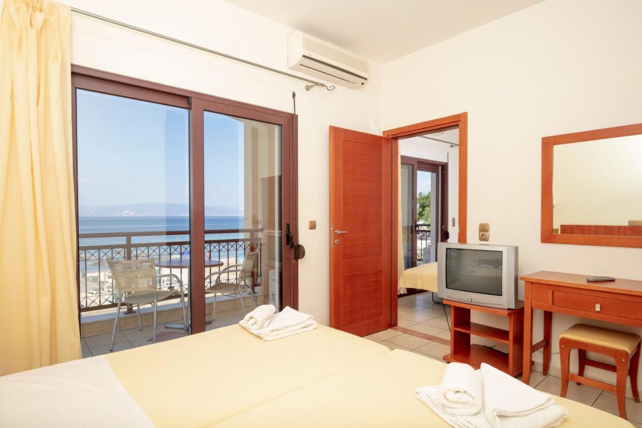 Mediterranean Beach Hotel Скала-Рахониу Экстерьер фото